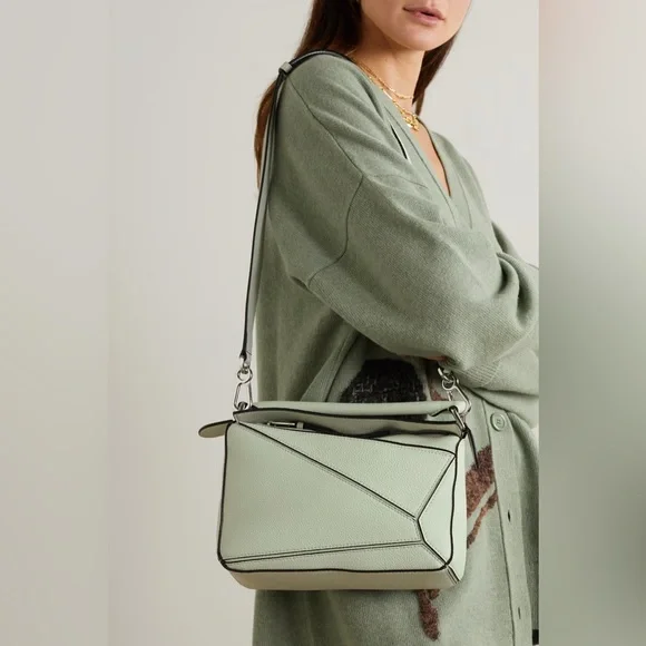 Loewe Small Puzzle Bag in light Celadon - Picture 14 of 14